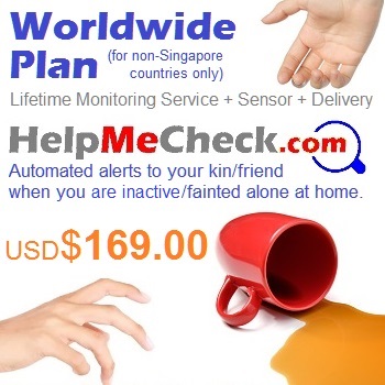 HelpMeCheck Living Alone Monitoring Worldwide Plan Payment